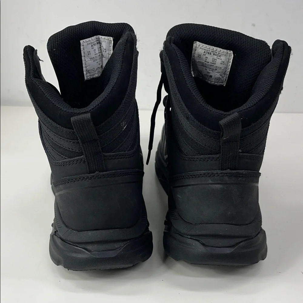 Avenger Men's Safety Toe Slip Resistant Work Boots in Black Size 9.5 Wide